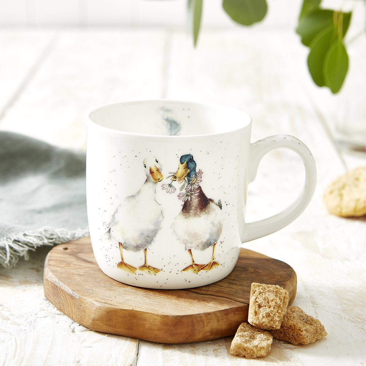 Wrendale Designs  Duck Love Mug image number null